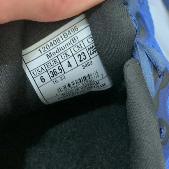 Women’s Brooks Glycerin 21 Neutral Running Shoe Blue, Icy Pink & Rose Size 6 EUC - Picture 7 of 10